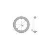 Stainless Steel Ring, 30x6 mm