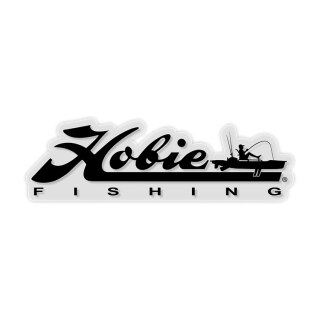 Aufkleber Sticker HOBIE Fishing, schwarz