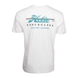 T-Shirt HOBIE Surfboard weiß M