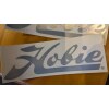 Aufkleber Sticker HOBIE silber