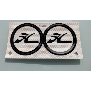 Sticker "Flying-H" Paar reflektierend