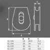 FIXLOC CL197 Schnurschnalle 1 Set