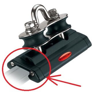 Endkappe RONSTAN ALU f. Traveller