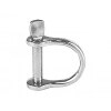 RONSTAN Shackle Wide D, 3mm (1/8") slotted pin